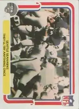 1980 Fleer Team Action #51 - Card #51 - Seattle Seahawks