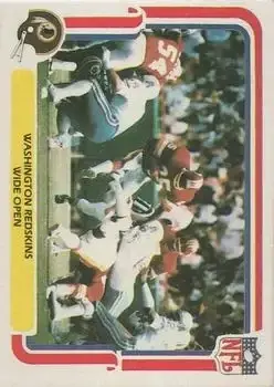 1980 Fleer Team Action #55 - Card #55 - Washington Redskins 1980 Fleer Team Action #55 - Card #55 - Washington Redskins