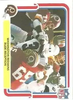 1980 Fleer Team Action #56 - Card #56 - Washington Redskins