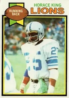 1979 Topps #26 - Horace King - Detroit Lions