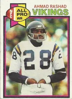 1979 Topps #30 - Ahmad Rashad - Minnesota Vikings - Front 1979 Topps #30 - Ahmad Rashad - Minnesota Vikings - Front
