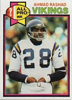 1979 Topps #30 - Ahmad Rashad - Minnesota Vikings