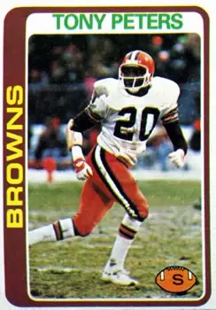 1978 Topps #113 - Tony Peters - Cleveland Browns - Front