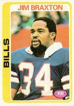 1978 Topps #114 - Jim Braxton - Buffalo Bills