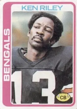1978 Topps #115 - Ken Riley - Cincinnati Bengals