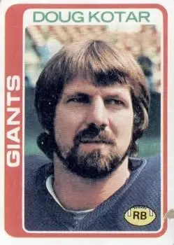 1978 Topps #119 - Doug Kotar - New York Giants