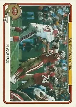 1982 Fleer Team Action #50 - Card #50 - San Francisco 49ers