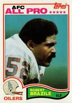 1982 Topps #96 - Robert Brazile - Houston Oilers
