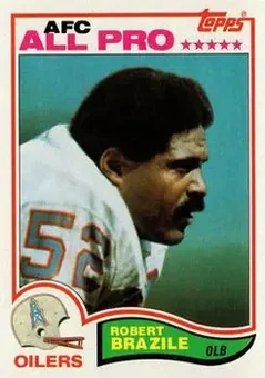 1982 Topps #96 - Robert Brazile - Houston Oilers