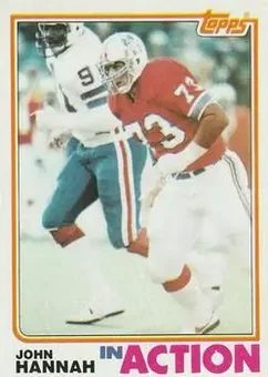 1982 Topps #151 - John Hannah - New England Patriots