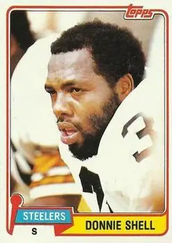 1981 Topps #90 - Donnie Shell - Pittsburgh Steelers