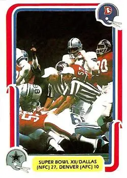 1980 Fleer Team Action #68 - Card #68