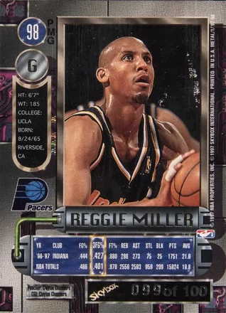 Reggie Miller back