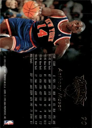 Reverso de Anthony Mason