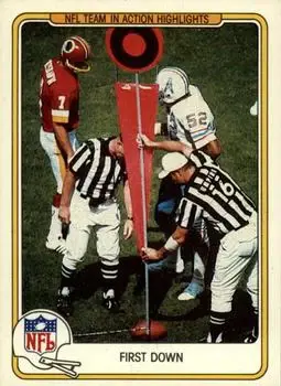 1982 Fleer Team Action #77 - Card #77