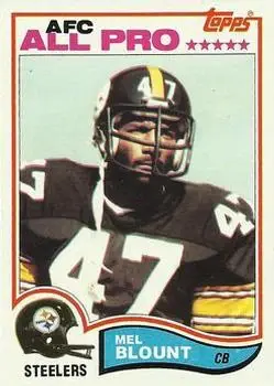 1982 Topps #203 - Mel Blount - Pittsburgh Steelers
