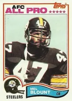 1982 Topps #203 - Mel Blount - Pittsburgh Steelers