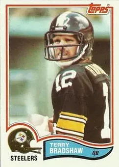 1982 Topps #204 - Terry Bradshaw - Pittsburgh Steelers