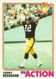 1982 Topps #205 - Terry Bradshaw - Pittsburgh Steelers