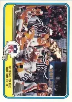 1981 Fleer Team Action #81 - Card #81 - Tampa Bay Buccaneers