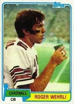 1981 Topps #195 - Roger Wehrli - St. Louis Cardinals 1981 Topps #195 - Roger Wehrli - St. Louis Cardinals
