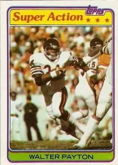 1981 Topps #202 - Walter Payton - Chicago Bears
