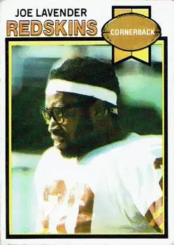 1979 Topps #31 - Joe Lavender - Washington Redskins