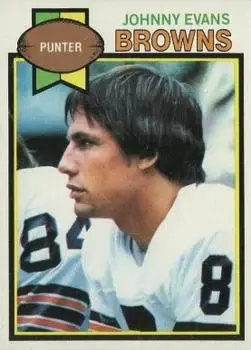 1979 Topps #33 - Johnny Evans - Cleveland Browns