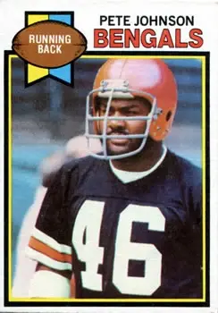 1979 Topps #34 - Pete Johnson - Cincinnati Bengals