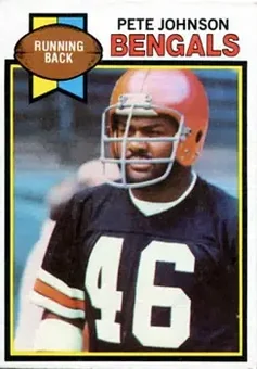 1979 Topps #34 - Pete Johnson - Cincinnati Bengals