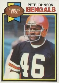 1979 Topps #34 - Pete Johnson - Cincinnati Bengals