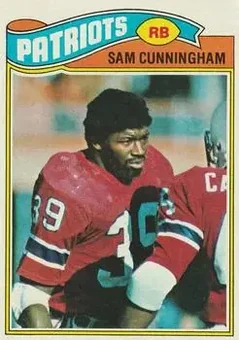 1977 Topps #229 - Sam Cunningham - New England Patriots