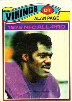 1977 Topps #230 - Alan Page - Minnesota Vikings