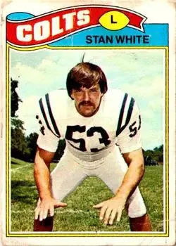 1977 Topps Mexican #232 - Stan White - Baltimore Colts