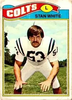 1977 Topps Mexican #232 - Stan White - Baltimore Colts
