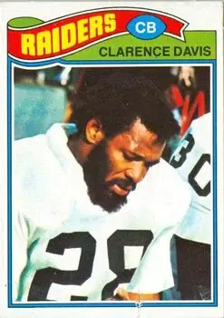 1977 Topps Mexican #234 - Clarence Davis - Oakland Raiders