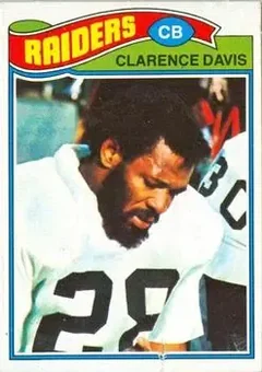 1977 Topps Mexican #234 - Clarence Davis - Oakland Raiders