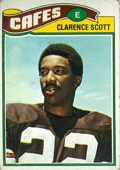 1977 Topps Mexican #238 - Clarence Scott - Cleveland Browns