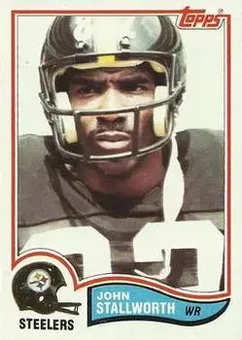 1982 Topps #219 - John Stallworth - Pittsburgh Steelers