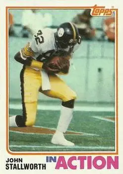 1982 Topps #220 - John Stallworth - Pittsburgh Steelers