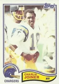 1982 Topps #233 - Charlie Joiner - San Diego Chargers