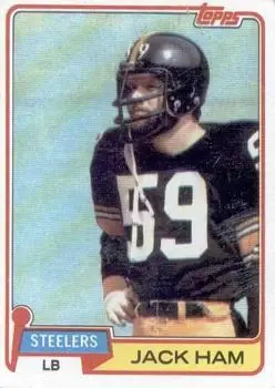 1981 Topps #235 - Jack Ham - Pittsburgh Steelers