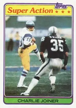 1981 Topps #312 - Charlie Joiner - San Diego Chargers