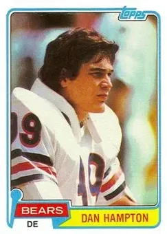 1981 Topps #316 - Dan Hampton - Chicago Bears