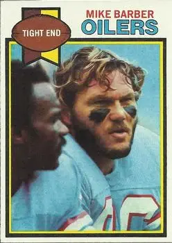 1979 Topps #37 - Mike Barber - Houston Oilers
