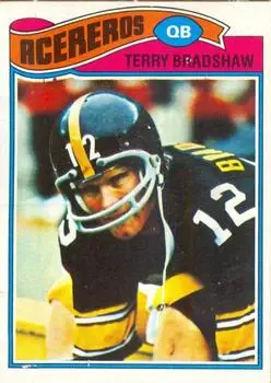 1977 Topps Mexican #245 - Terry Bradshaw - Pittsburgh Steelers