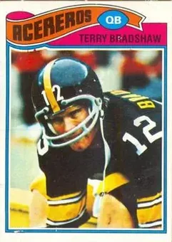 1977 Topps Mexican #245 - Terry Bradshaw - Pittsburgh Steelers