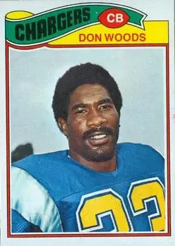 1977 Topps Mexican #248 - Don Woods - San Diego Chargers