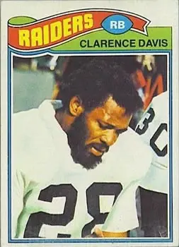 1977 Topps #234 - Clarence Davis - Oakland Raiders