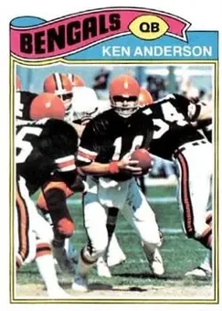 1977 Topps #235 - Ken Anderson - Cincinnati Bengals